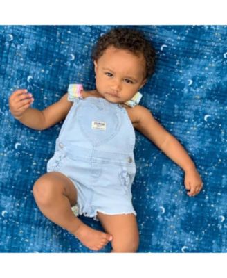 Baby Certified Organic Muslin Four-Layer Reversible All Season Snug Blanket, Mystical Night