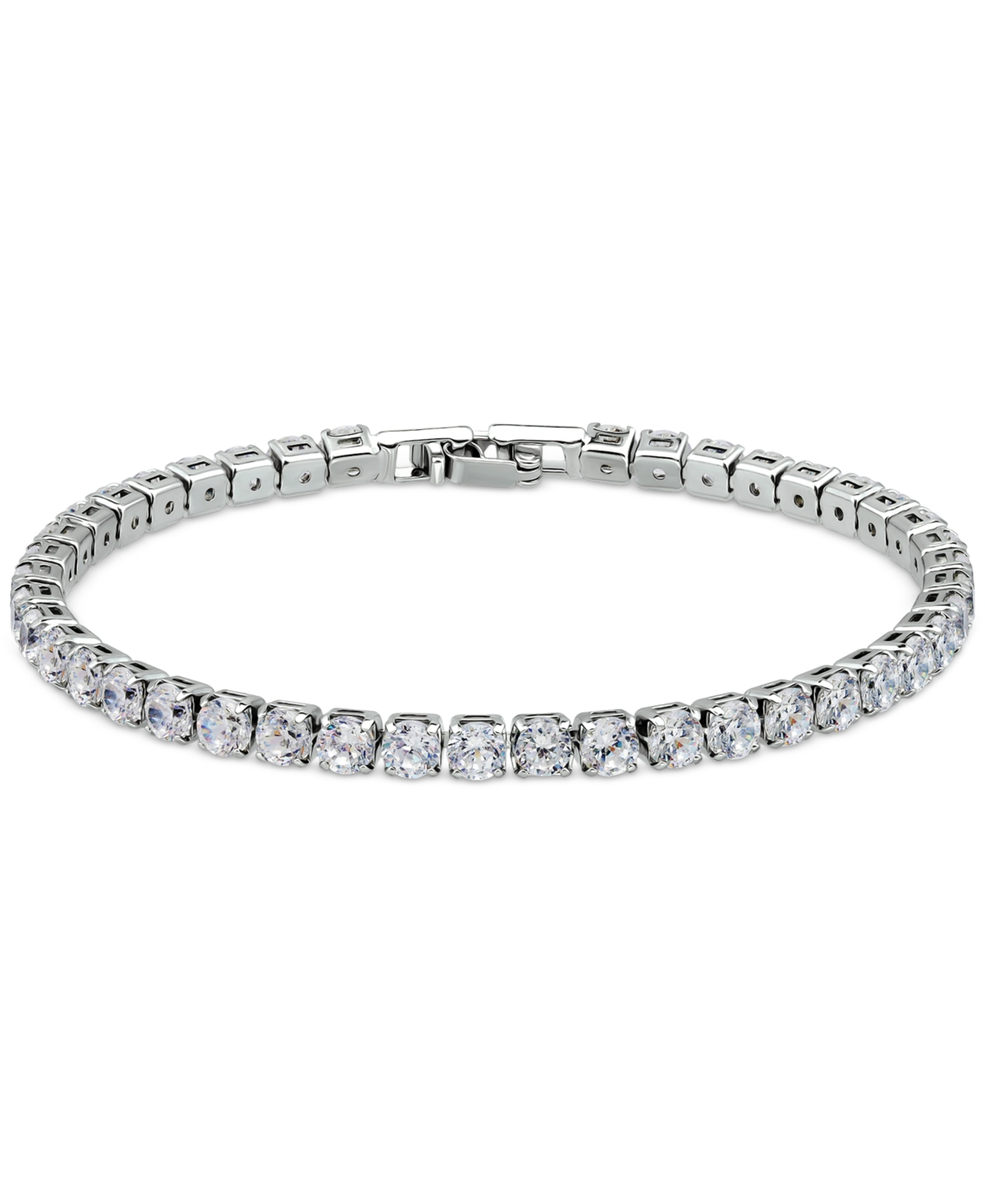 Giani Bernini Cubic Zirconia Tennis Bracelet (also In Multiple Colors), Created For Macy's In Silver