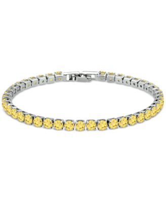 Giani Bernini Cubic Zirconia Tennis Bracelet Also in Multiple Colors Created for Macys - Yellow 155$