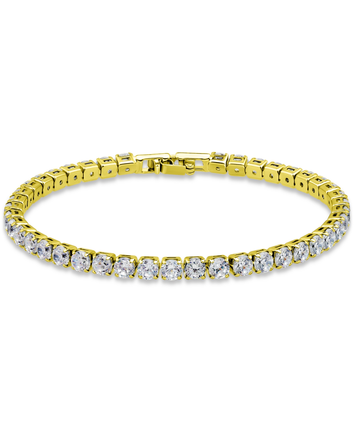Giani Bernini Cubic Zirconia Tennis Bracelet (also In Multiple Colors), Created For Macy's In Gold