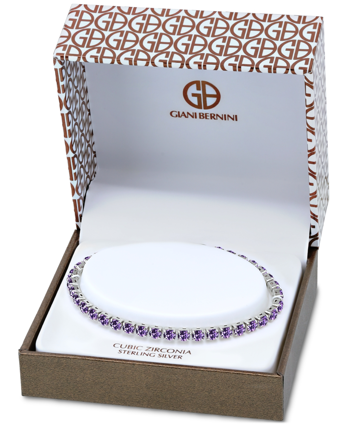 Giani Bernini Cubic Zirconia Tennis Bracelet (Also in Multiple Colors), Created for Macy's