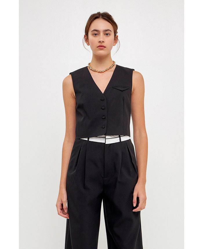 Grey Lab Women's Classic Pocket Vest - Macy's