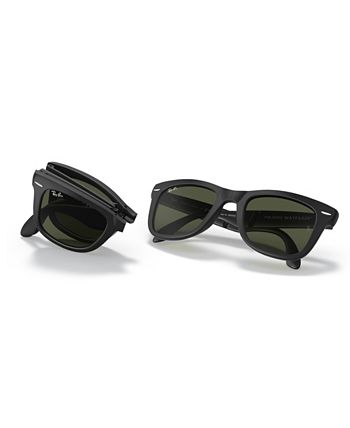 metallisk Opfattelse i dag Ray-Ban Sunglasses, RB4105 FOLDING WAYFARER - Macy's