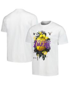 Men's NBA x Naturel White Los Angeles Lakers No Caller ID T-Shirt