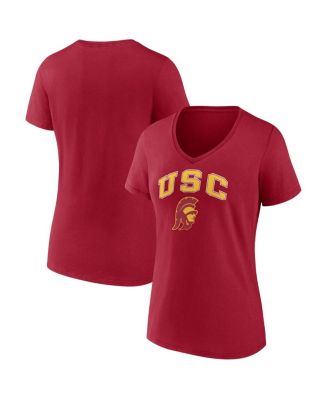 Women's Fanatics Branded Cardinal USC Trojans Evergreen Logo Long