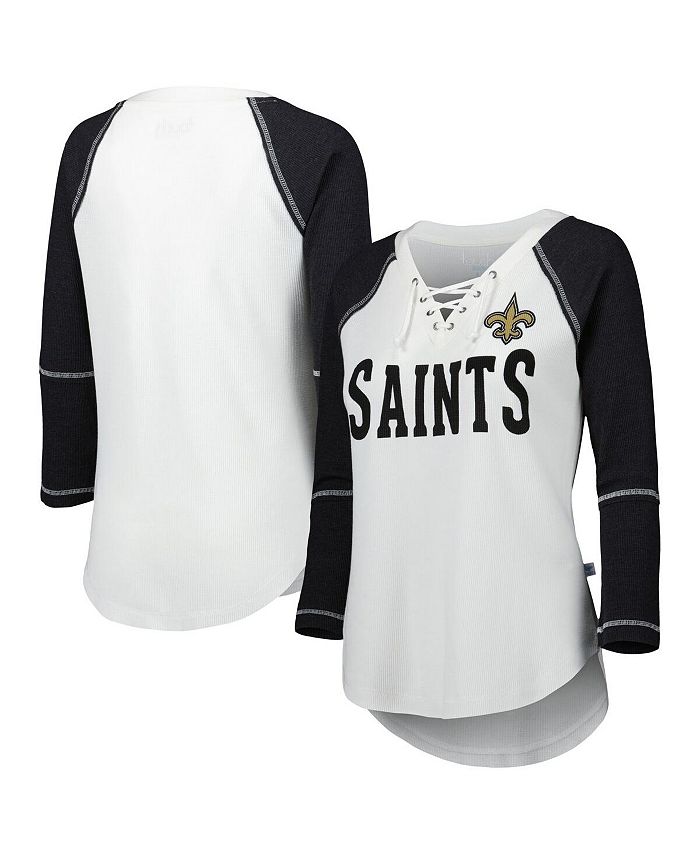 Lids New Orleans Saints Mitchell & Ness Women's Half-Zip