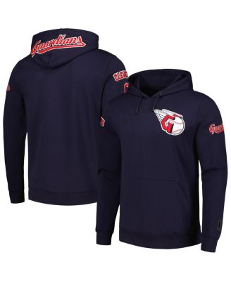 Men's Navy Cleveland Guardians Team Logo Pullover Hoodie