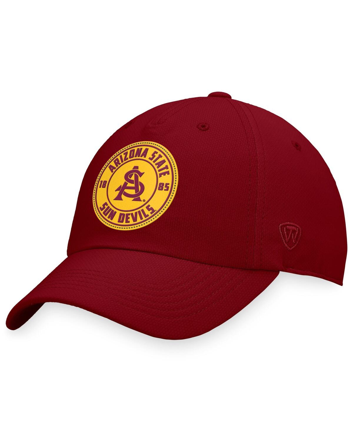 Top Of The World Men's  Maroon Arizona State Sun Devils Region Adjustable Hat In Maroon