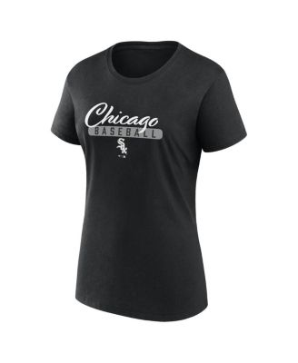 Women's Black, Gray Chicago White Sox Fan T-shirt Combo Set