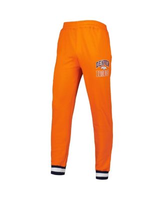Men's Orange Denver Broncos Blitz Fleece Jogger Pants