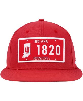Men's Crimson Indiana Hoosiers Established Snapback Hat