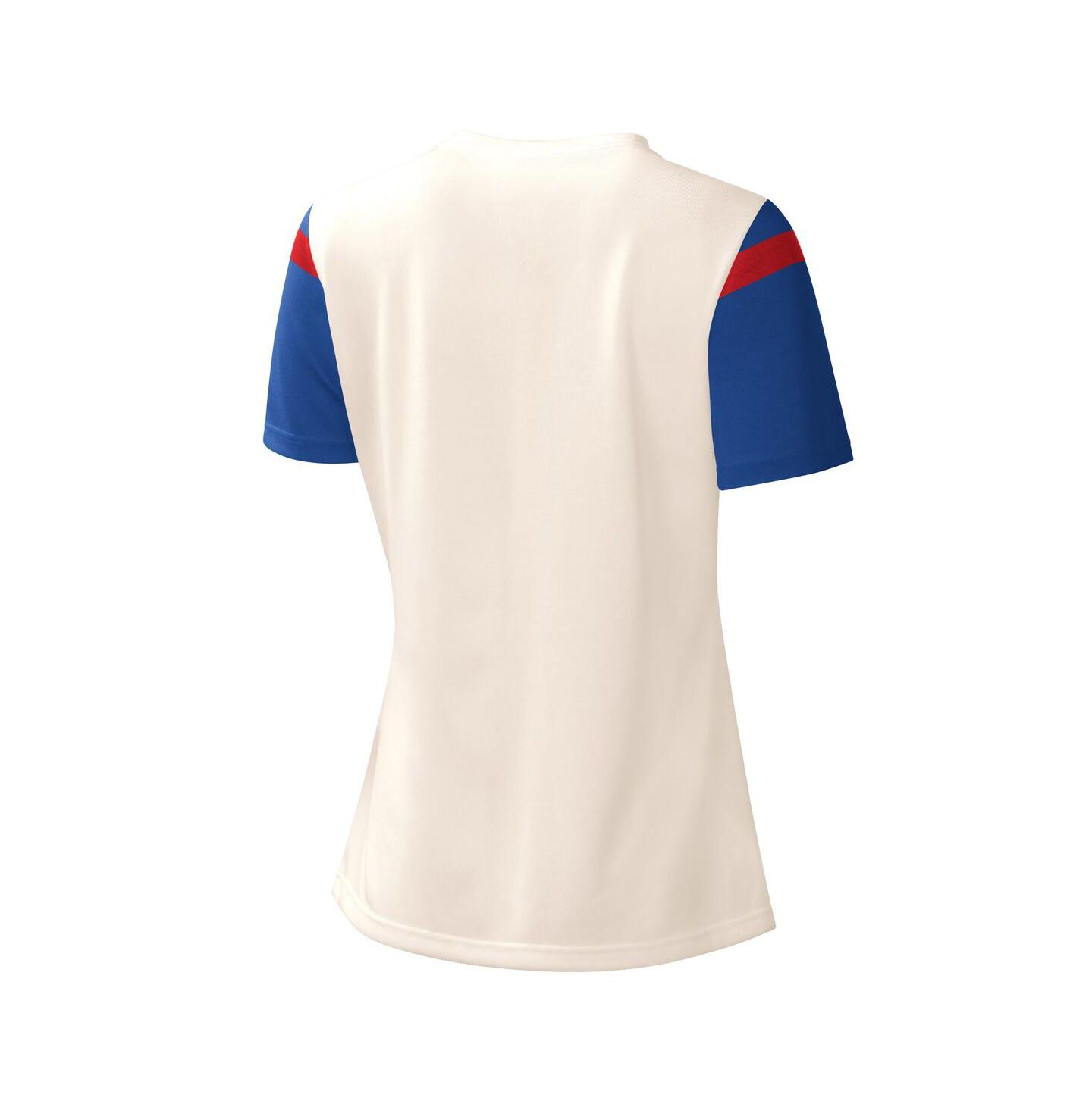 Женская футболка Starter White New England Patriots Kick Start V-Neck — фото 4