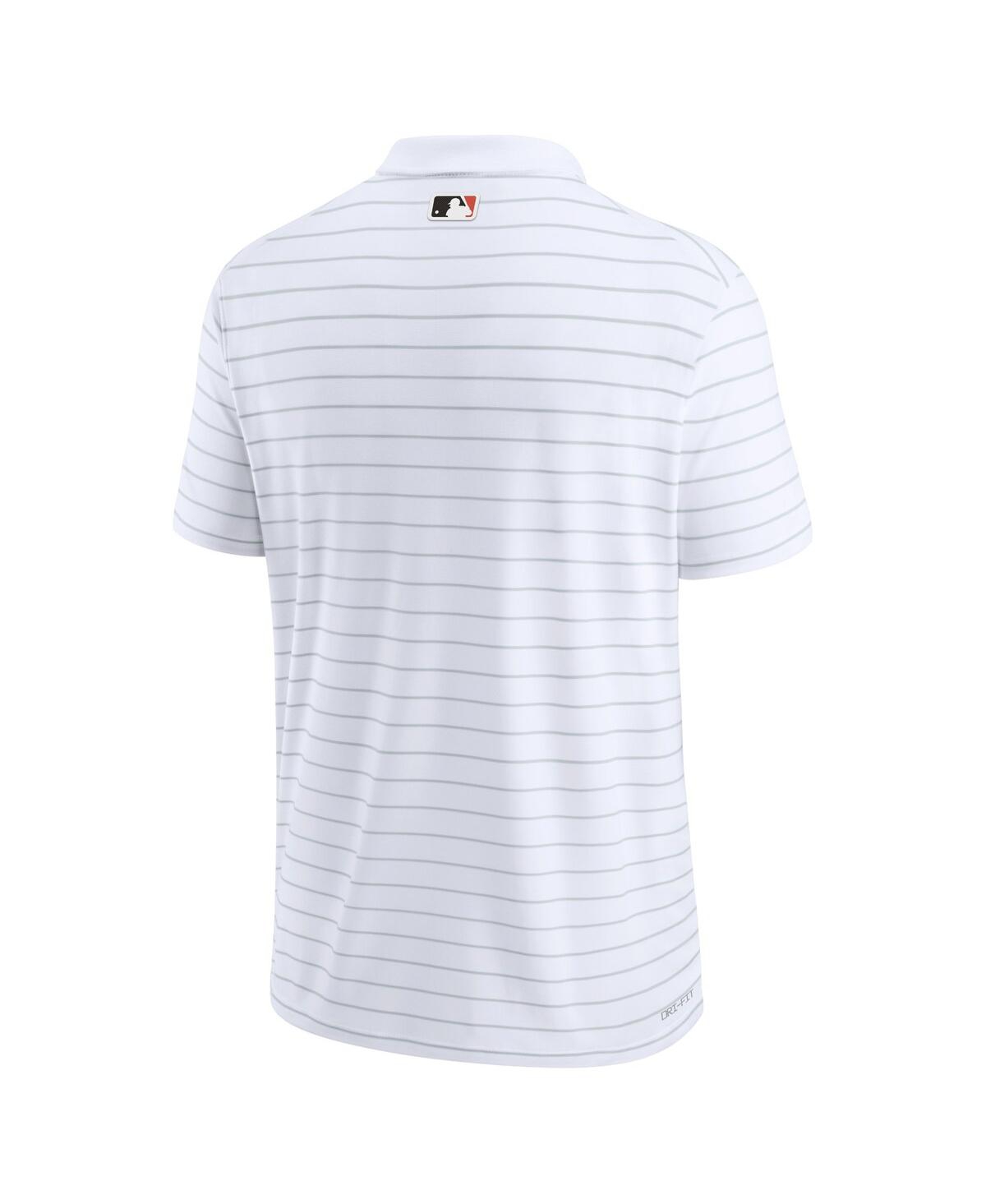 Shop Nike Men's  White San Francisco Giants Authentic Collection Victory Striped Performance Polo Shirt