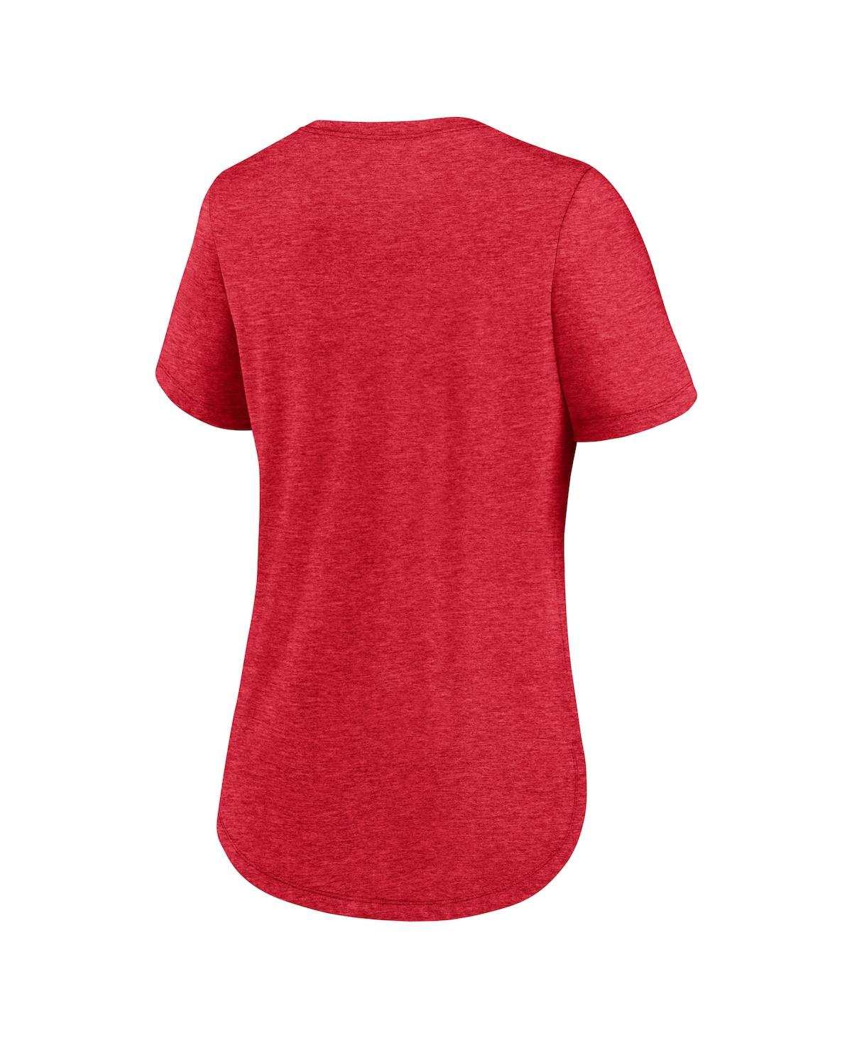 Women's NikeTampa Bay Buccaneers Local Fashion Tri-Blend T-shirt - Heather Red