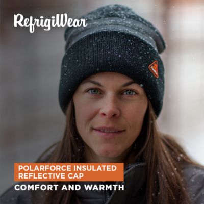 Men's PolarForce Insulated Reflective Cap - Warm Winter Headwear for Extreme Cold, High Visibility