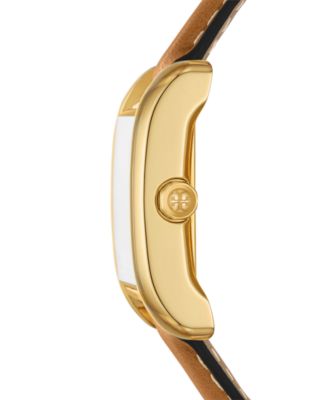Tory Burch Women\'s The Eleanor Luggage Leather Strap Watch Eleanor Watch: Women main image 2