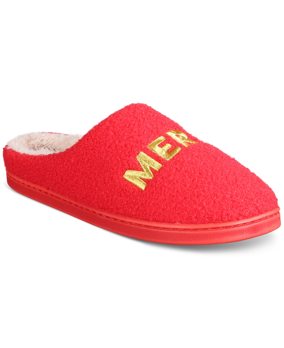 Women's Boxed Slippers, Created for Macy's - Merry Vibes