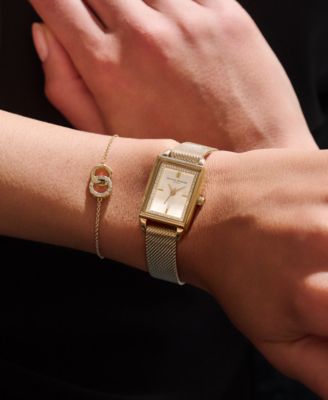 Olivia Burton Women's Quartz Gold-Tone Stainless Steel Mesh Olivia Burton Women's Quartz Gold-Tone Stainless Steel Mesh