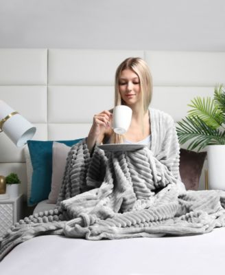 Cut Plush Lightweight Super Soft Fuzzy Luxury Bed Blanket, King