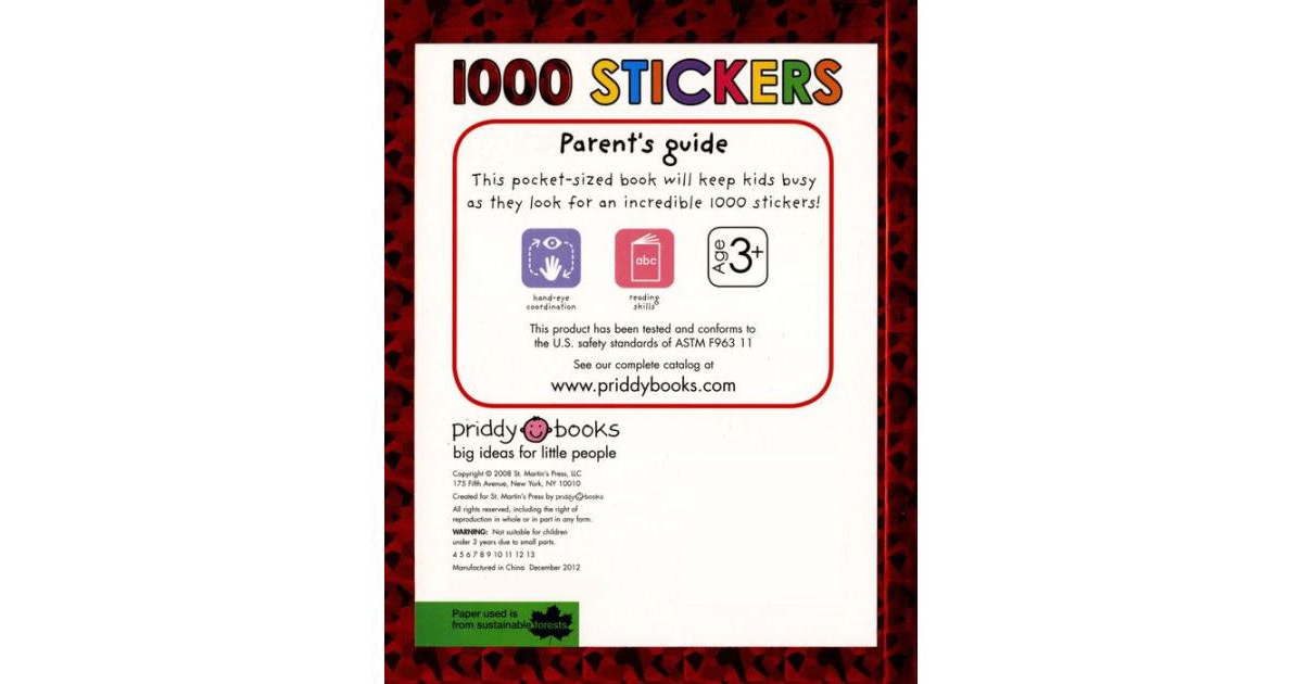1000 Stickers by Roger Priddy