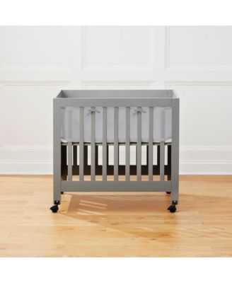 Breathable Mesh Liner for Mini Cribs, Classic 3mm Mesh (Size 4M Covers 4 Sides, Mini Cribs Only)