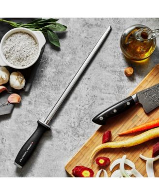 Kramer by J.A. Henckels 12" Double Cut Honing Steel with Plastic Handle