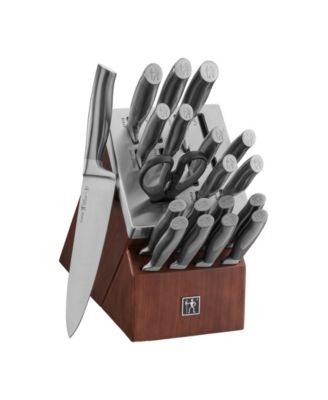 HENCKELS International Graphite 20-Pc. Self-Sharpening Cutlery Set 