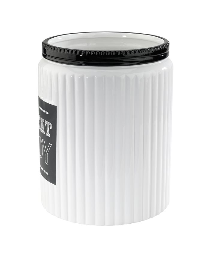 Avanti Chalk It Up Vintage Inspired Ceramic Wastebasket Macy's