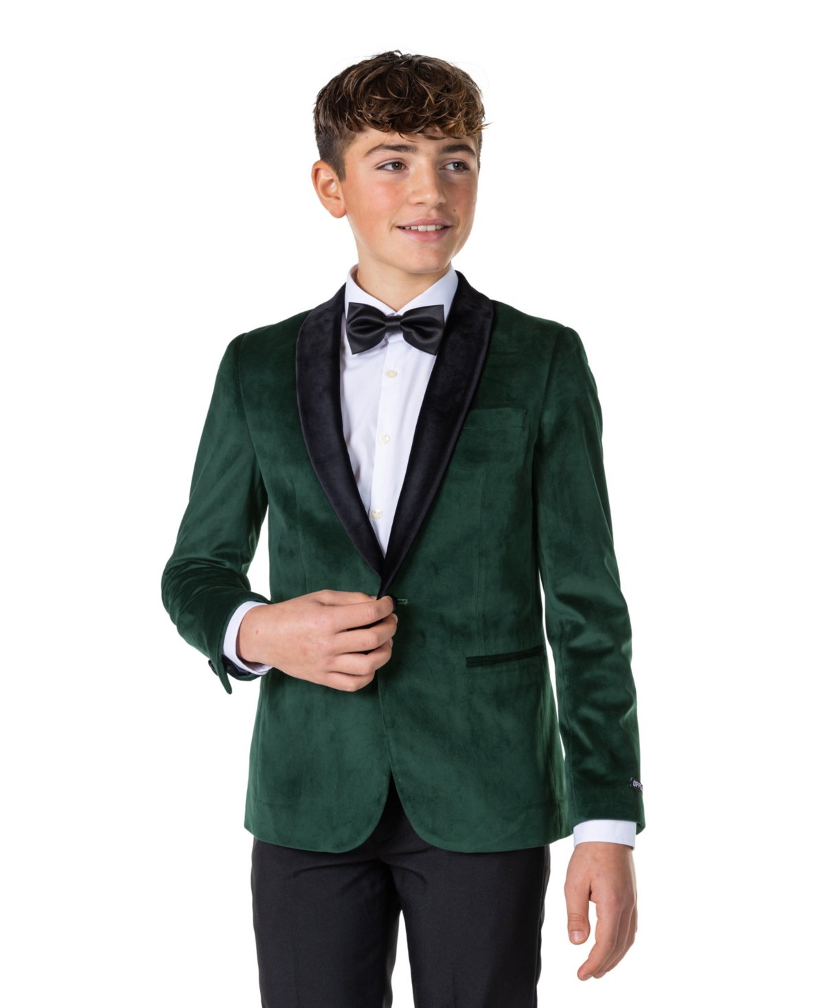Shop Opposuits Big Boys Full Sleeves Dinner Jacket In Green