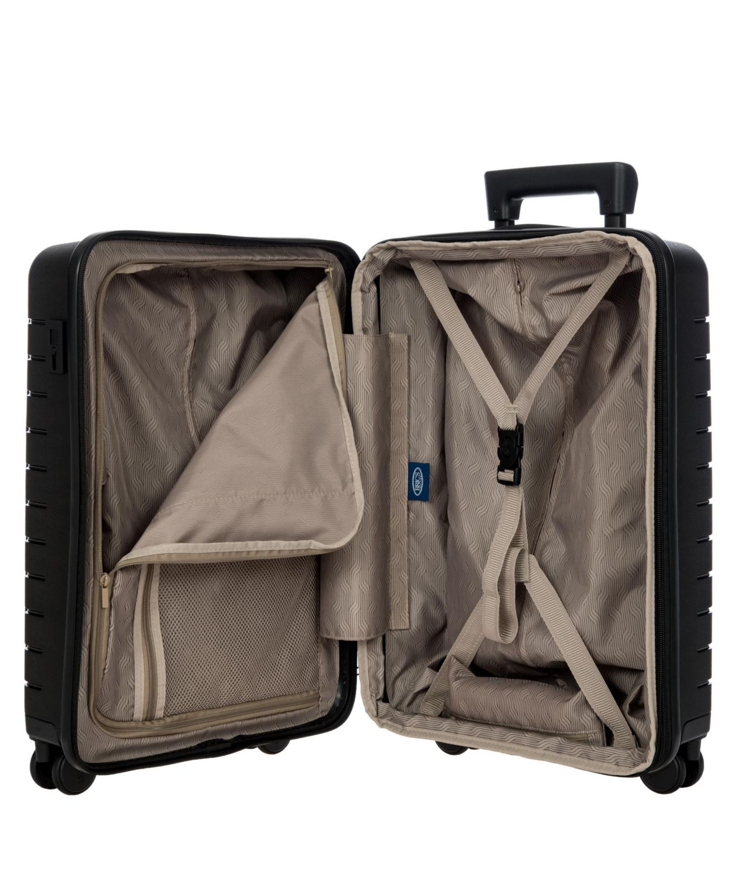 Чемодан Bric's B Y Ulisse Small Softside Front Carry-on Spinner with Pocket, цвет: Чёрный — фото 5