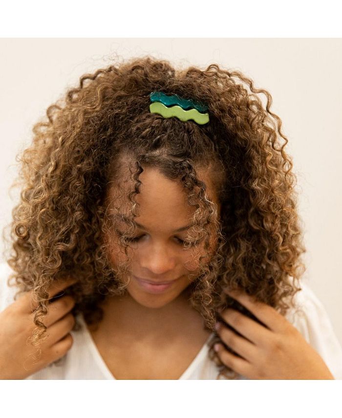 Headbands of Hope Wavy Clip Set Teal Macy's