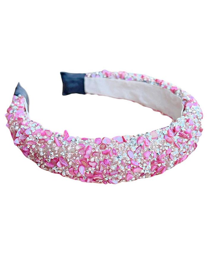 Headbands of Hope Women's All That Glitters Headband - Pink + Silver ...