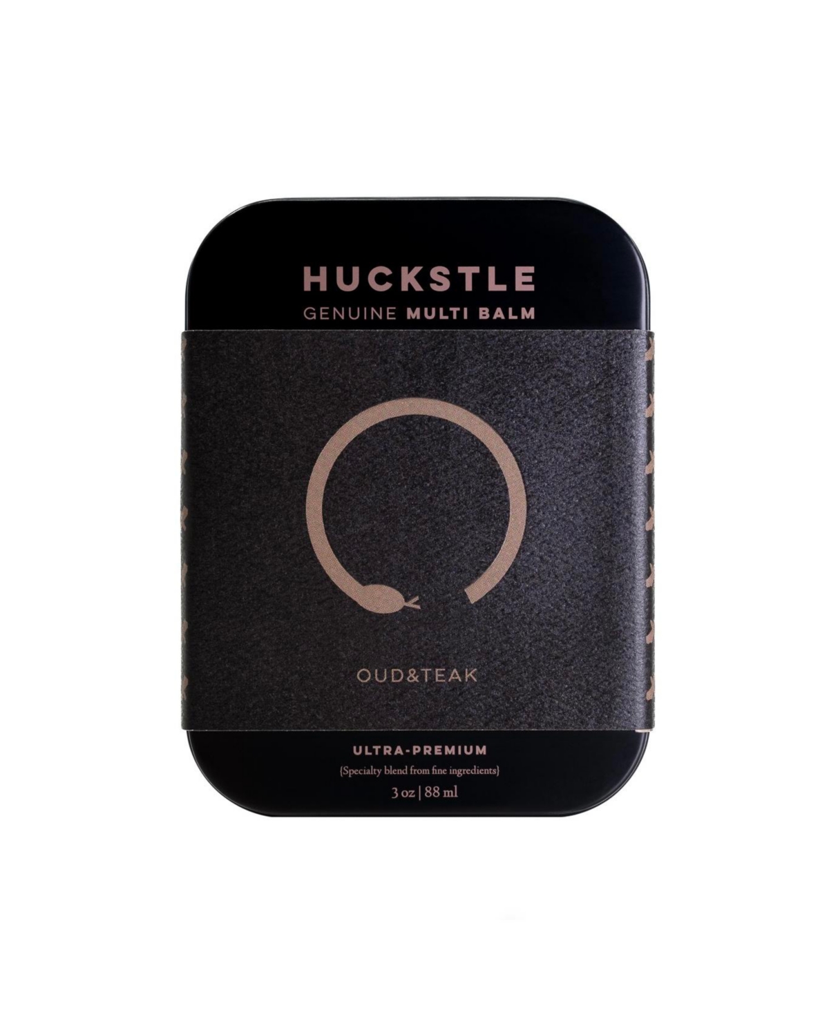 Huckstle Oud & Teak Multi-Balm- Premium Skin and Hair Conditioner, 3 oz