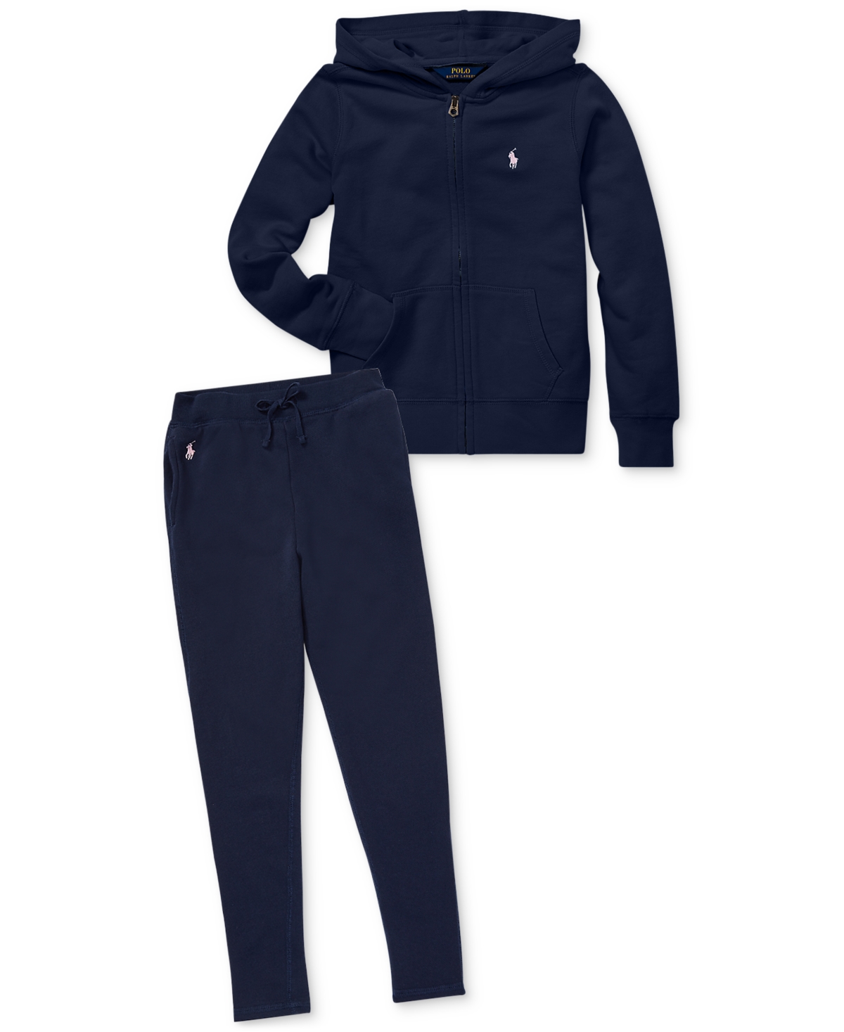 Polo Ralph Lauren Big Girls French Terry Full-Zip Hoodie