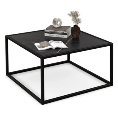  Metal Frame Modern Rectangular Coffee Table