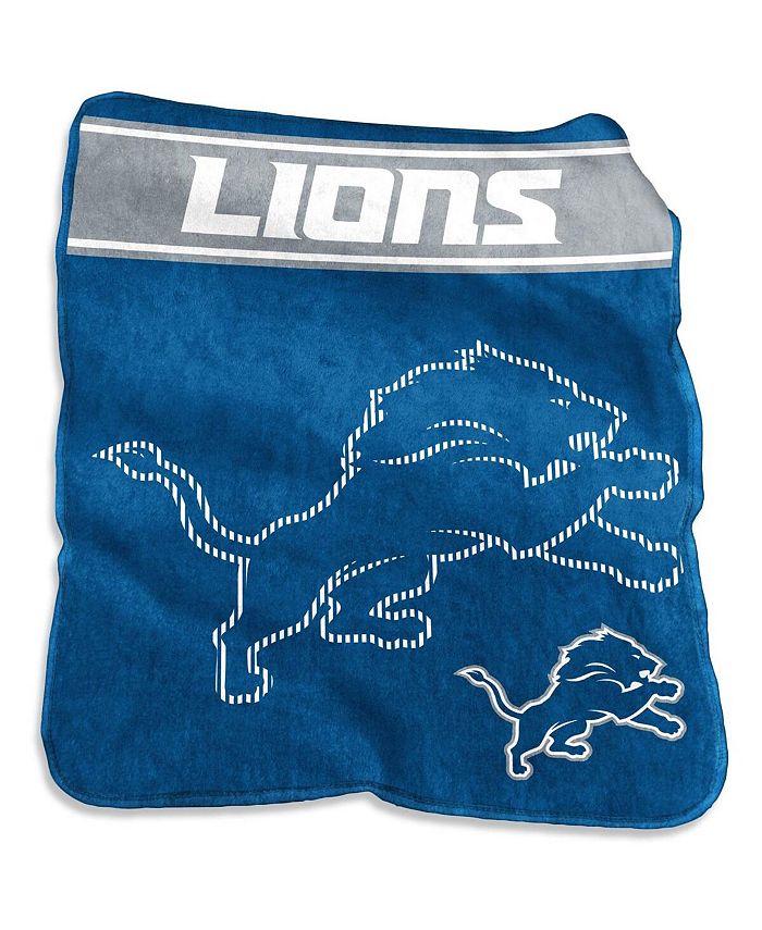 Detroit Lions NFL Team Logomania XL Blanket 66x95 main image 1