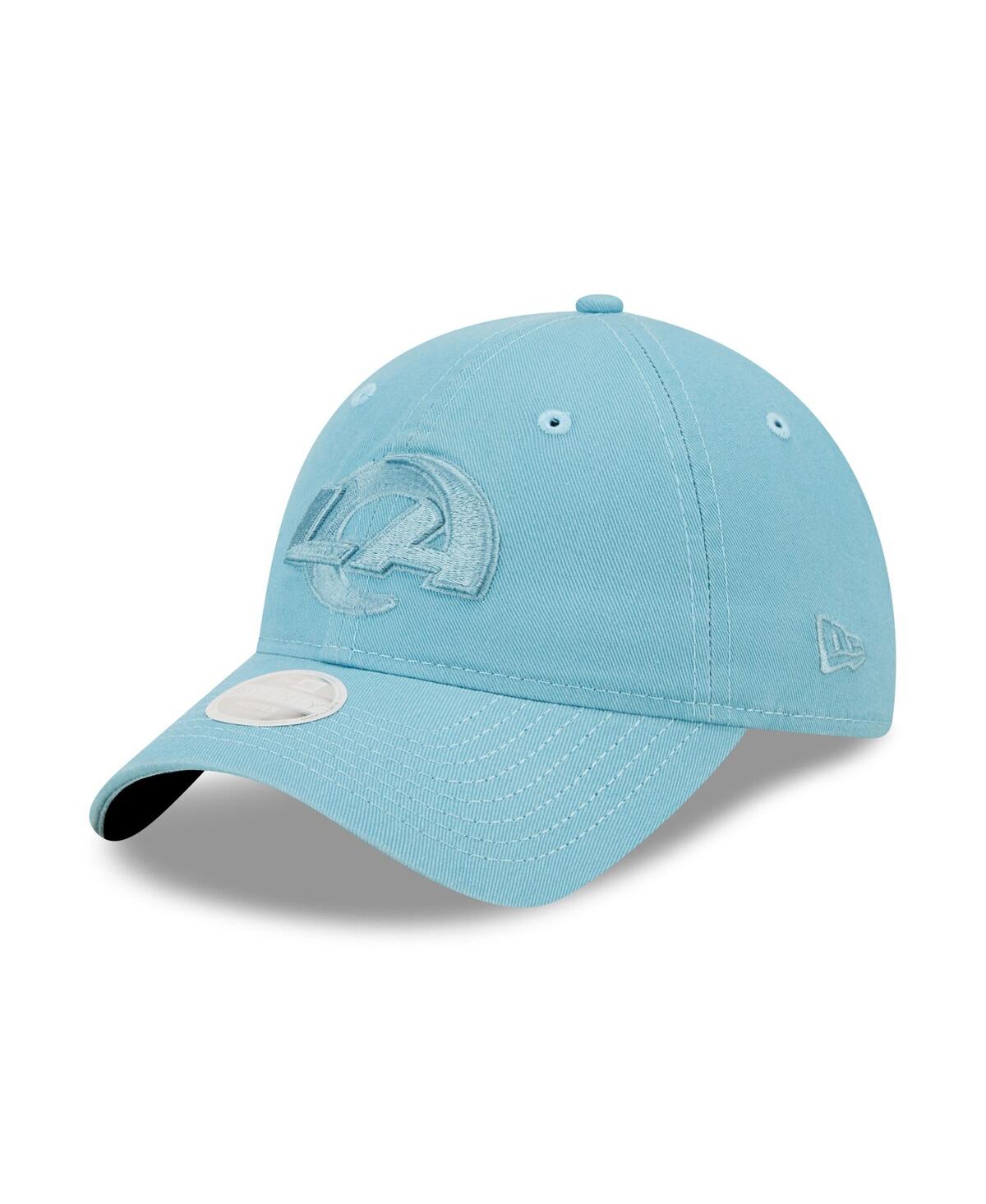 Shop New Era Women's  Light Blue Los Angeles Rams Core Classic 2.0 Tonal 9twenty Adjustable Hat