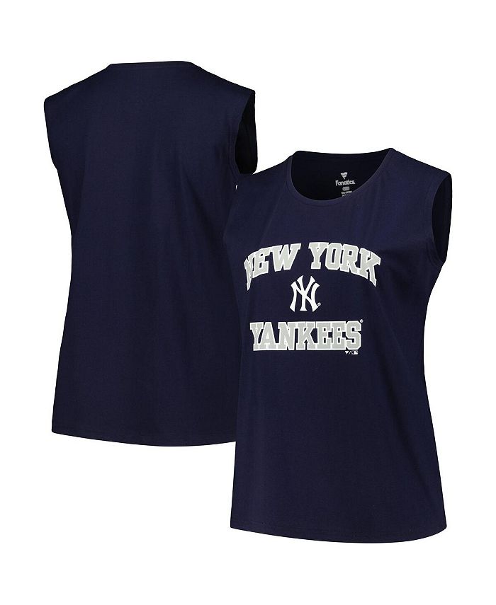Profile Women's Navy New York Yankees Plus Size Tank Top - Macy's