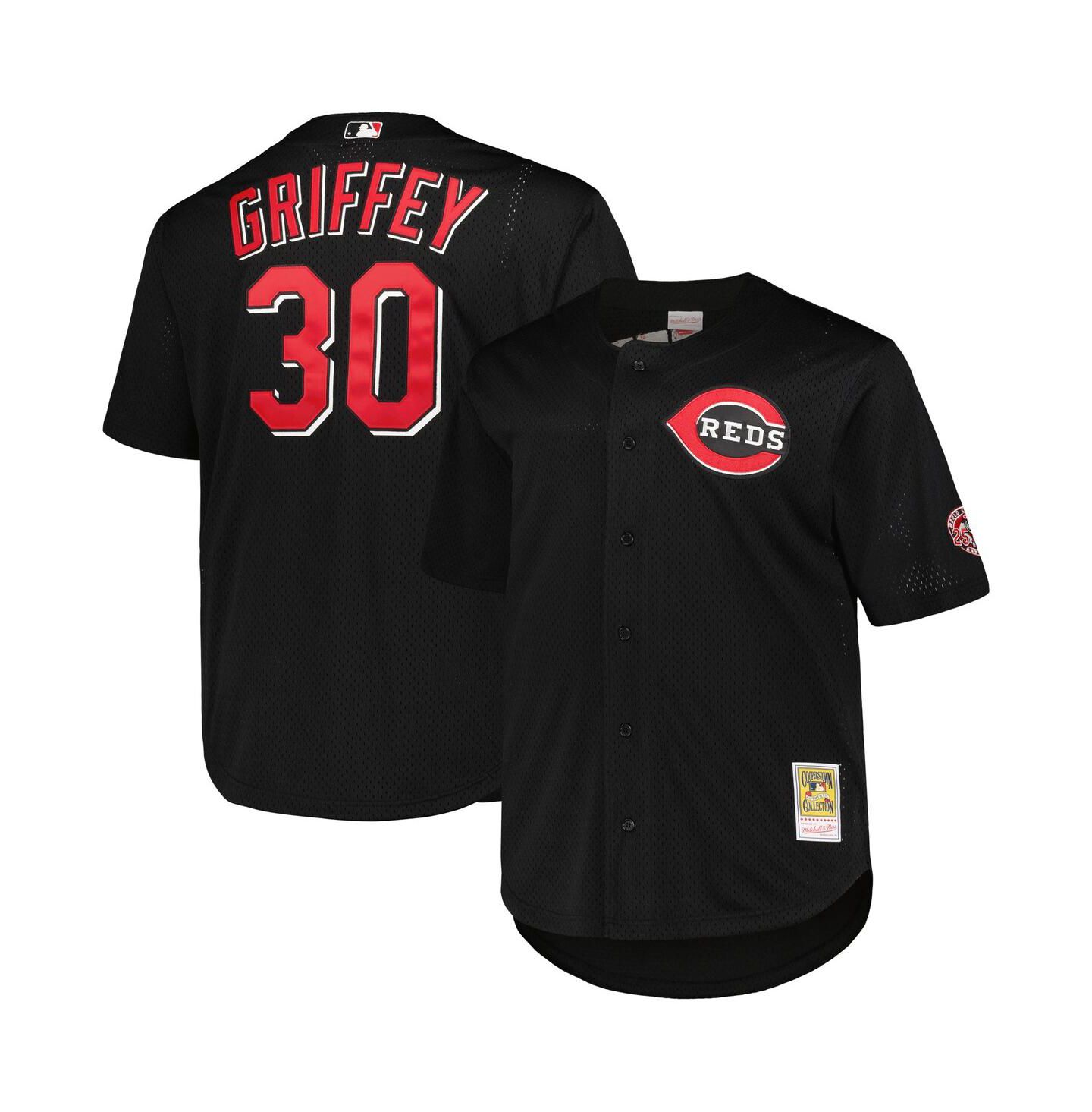 Мужское джерси Mitchell & Ness Ken Griffey Jr. Cincinnati Reds, большие размеры — фото 1