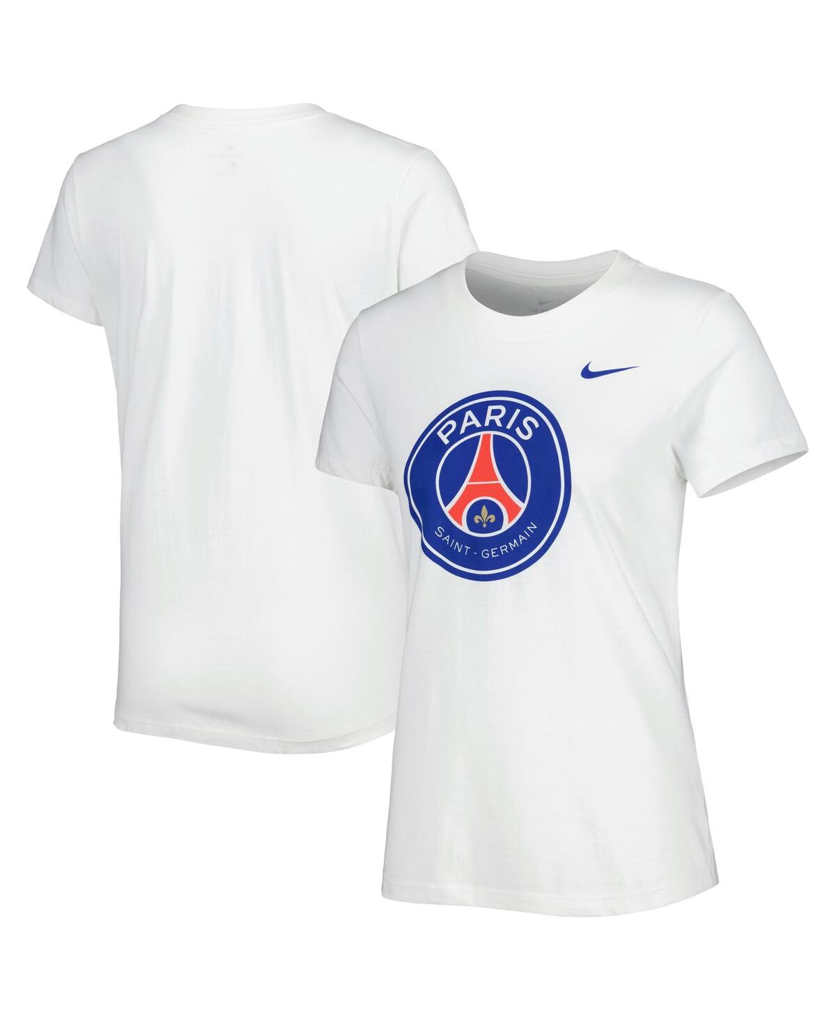 Nike Women's  White Paris Saint-germain Club Crest T-shirt