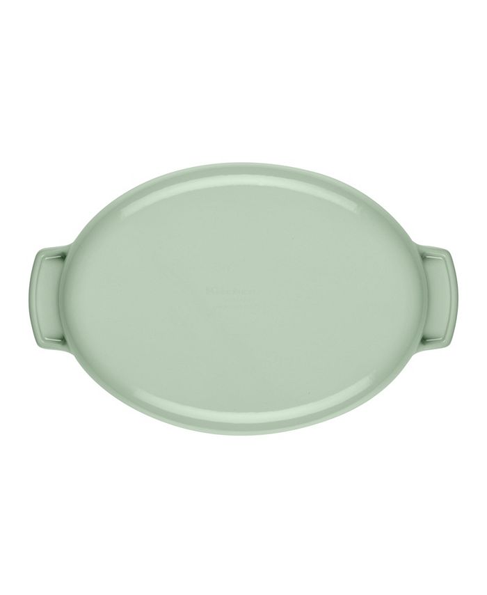 KitchenAid Enameled Cast Iron 2.5 Quart Au Gratin Roasting Pan Macy's