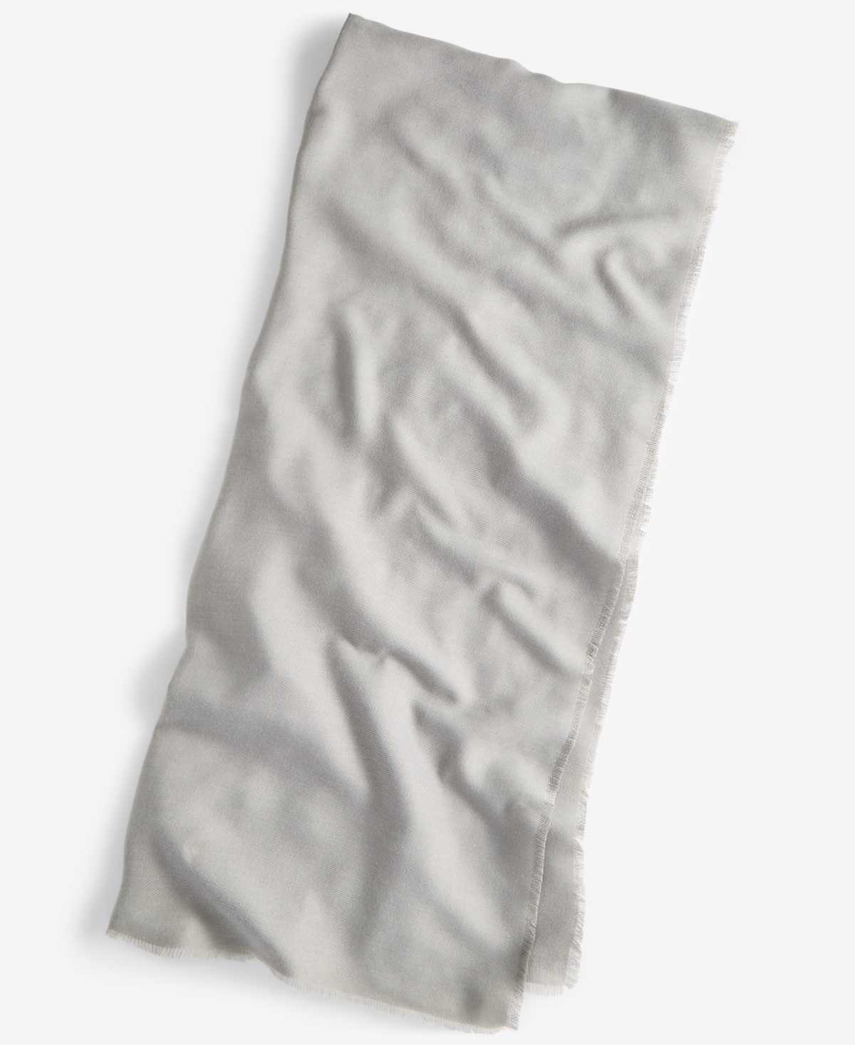 Women's Solid Supersoft Wrap Scarf, Created for Macy's - Grey