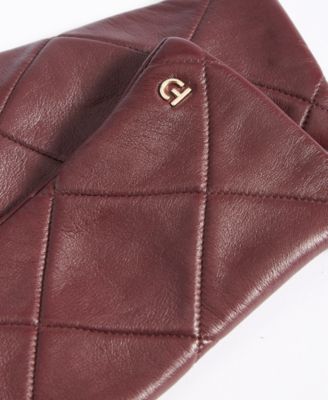 Women's Quilted Leather Gloves