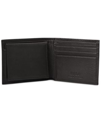 小物 Polo Ralph Lauren Burnished Passcase Polo Ralph Lauren Men's Pebbled Leather Passcase - Macy's