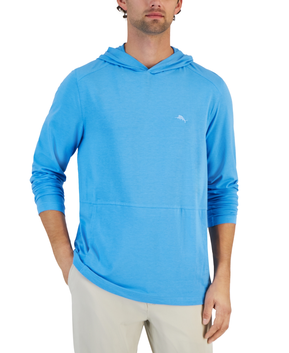 Tommy Bahama Men's Pacific Shores Long Sleeve Marlin Logo Hoodie In Blue Sky