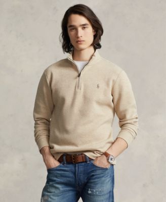 Polo Ralph Lauren Double knit pull buy over zip