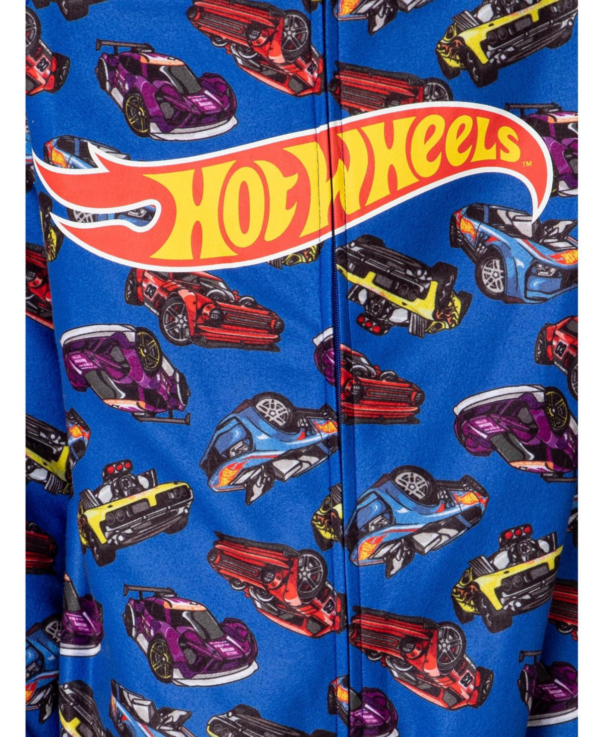 Hot Wheels Boys Tossed Print Race Long Sleeve Union Suit Sleep Pajama