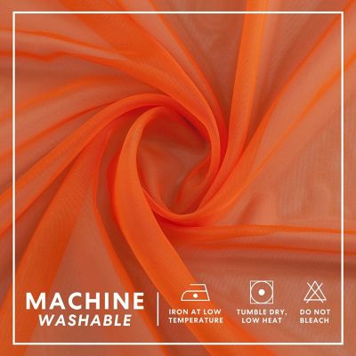 Montauk Accents 2 Piece Grommet Top Summery Sheer Voile Window Curtain Panels For Extra Long & Taller Windows