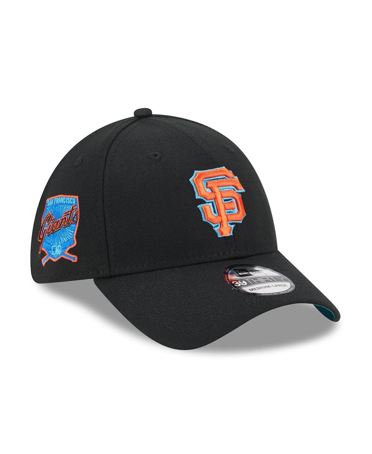 NEW ERA MEN'S NEW ERA BLACK SAN FRANCISCO GIANTS 2023 MLB FATHER'S DAY 39THIRTY FLEX HAT 
