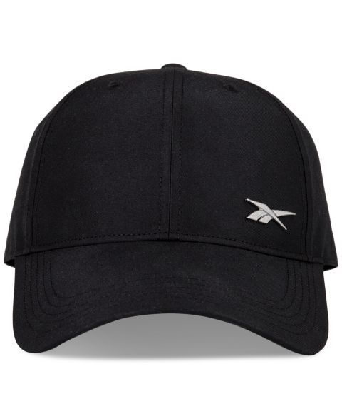 Мужская кепка Reebok Adjustable Back Badge Logo, цвет: Чёрный